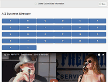 Tablet Screenshot of clarkecounty.com